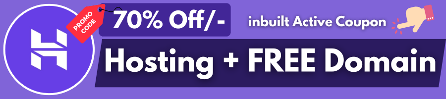 Hostinger Best Coupon Code